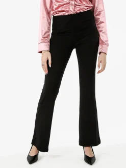 Gladys Leggings donna elasticizzati a zampa - nero