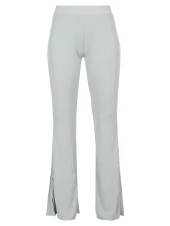 Gladys Leggings donna leggeri con finale a zampa e spacco laterale