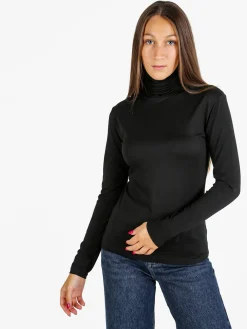 Gladys Maglia dolcevita donna termo light - nero