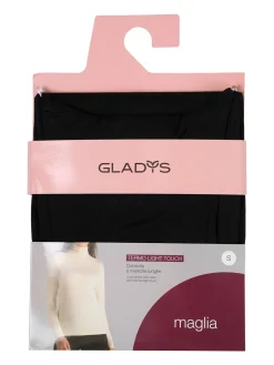 Gladys Maglia dolcevita donna termo light - nero