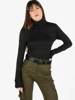 Gladys Maglia dolcevita donna in microfibra