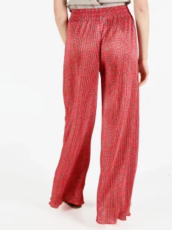 Gladys Pantaloni da donna a gamba larga plissettati