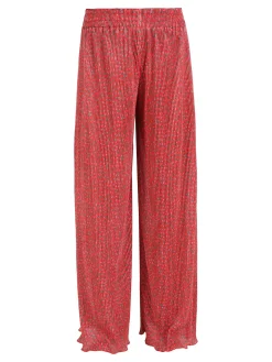 Gladys Pantaloni da donna a gamba larga plissettati