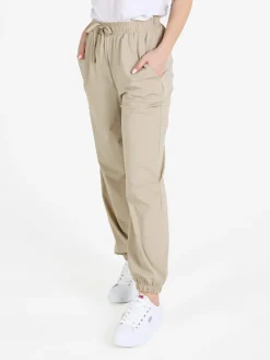 Gladys Pantaloni donna in tessuto tecnico con polsini