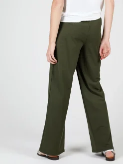 Gladys Pantaloni donna in tessuto tecnico a gamba larga