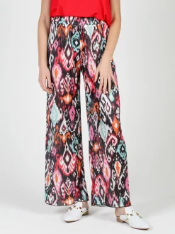 Gladys Pantaloni donna leggeri a palazzo colorati