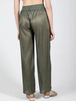 Gladys Pantaloni donna leggeri a palazzo plissettati
