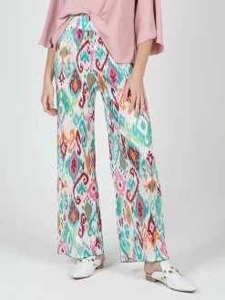 Gladys Pantaloni donna leggeri a palazzo colorati