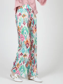 Gladys Pantaloni donna leggeri a palazzo colorati