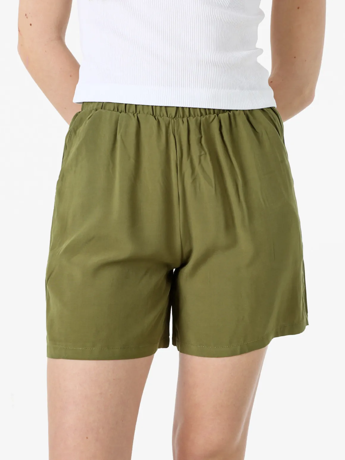 Gladys Shorts donna in viscosa - verde