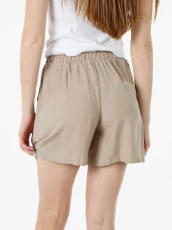 Gladys Shorts donna in viscosa - beige