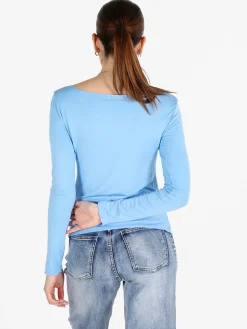 Gladys T-shirt donna a maniche lunghe in viscosa
