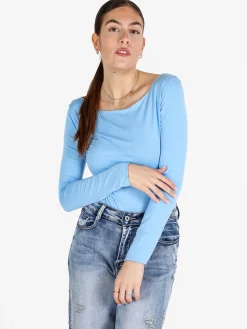 Gladys T-shirt donna a maniche lunghe in viscosa