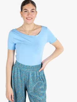Gladys T-shirt donna girocollo in viscosa