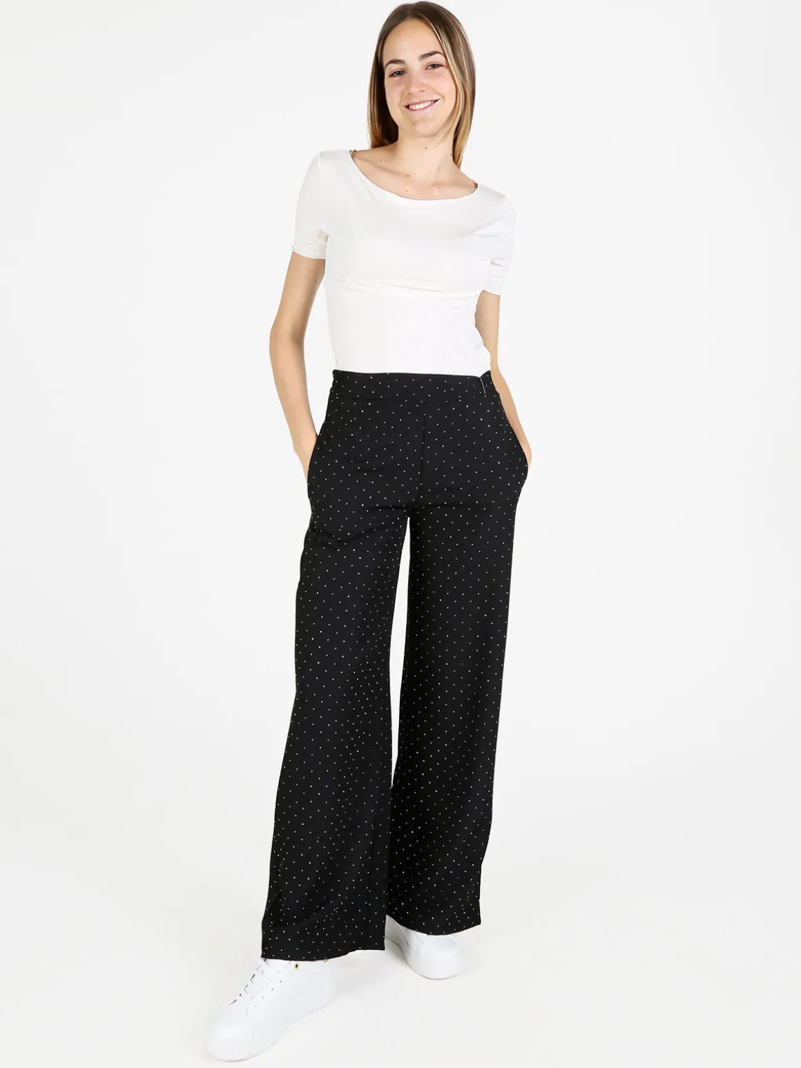 Gladys T-shirt donna girocollo in viscosa