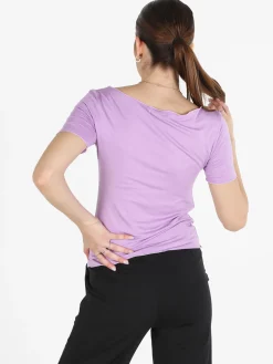 Gladys T-shirt donna girocollo in viscosa