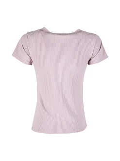 Gladys T-shirt donna girocollo a costine