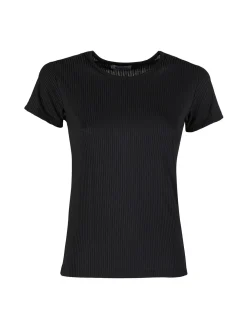 Gladys T-shirt donna girocollo a costine