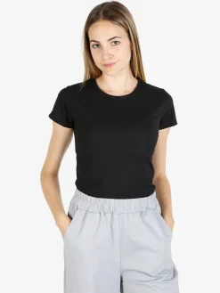 Gladys T-shirt donna girocollo a costine