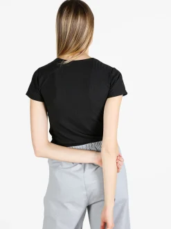 Gladys T-shirt donna girocollo a costine
