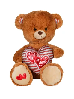 Glammy Orsacchiotto di peluche San Valentino con cuore "ti amo"