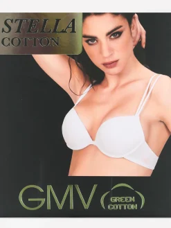 Gmv STELLA Reggiseno push up in cotone COPPA B