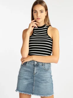 Golden Days Paris Top cropped in maglia
