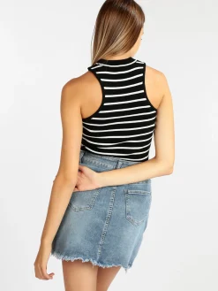 Golden Days Paris Top cropped in maglia
