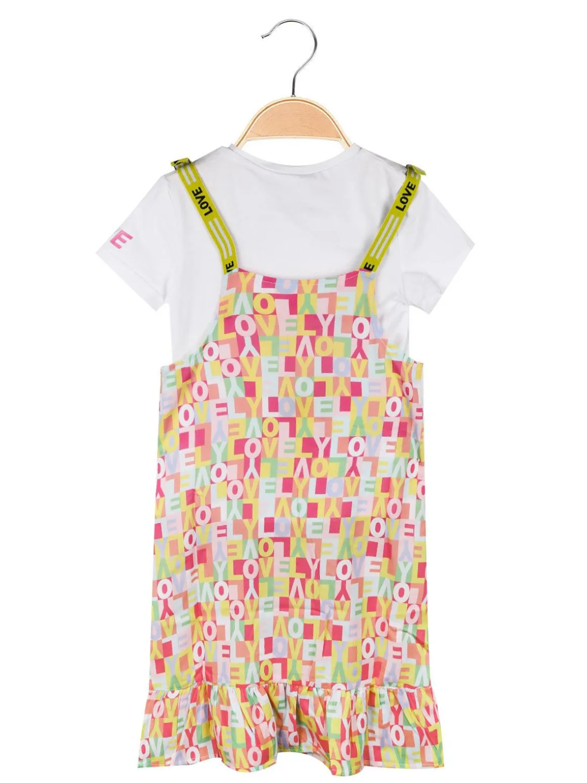 Gossyp Vestito bambina con t-shirt
