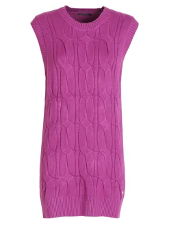 Griffai Gilet lungo in maglia da donna