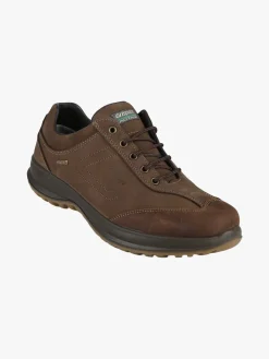 Grisport Scarpe stringate da uomo in pelle nabuk - moro