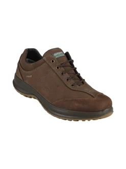 Grisport Scarpe stringate da uomo in pelle nabuk - moro