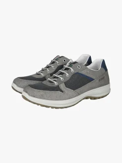 Grisport Sneakers in pelle e nylon da uomo - grigio