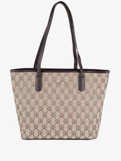 Guido Vietri Borsa tote da donna in tessuto con stampe