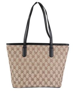 Guido Vietri Borsa tote da donna in tessuto con stampe
