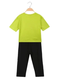 Guru Completo corto da bambina con leggings 3/4