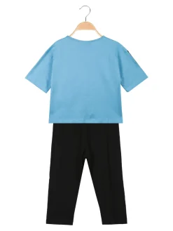 Guru Completo corto da bambina con leggings 3/4
