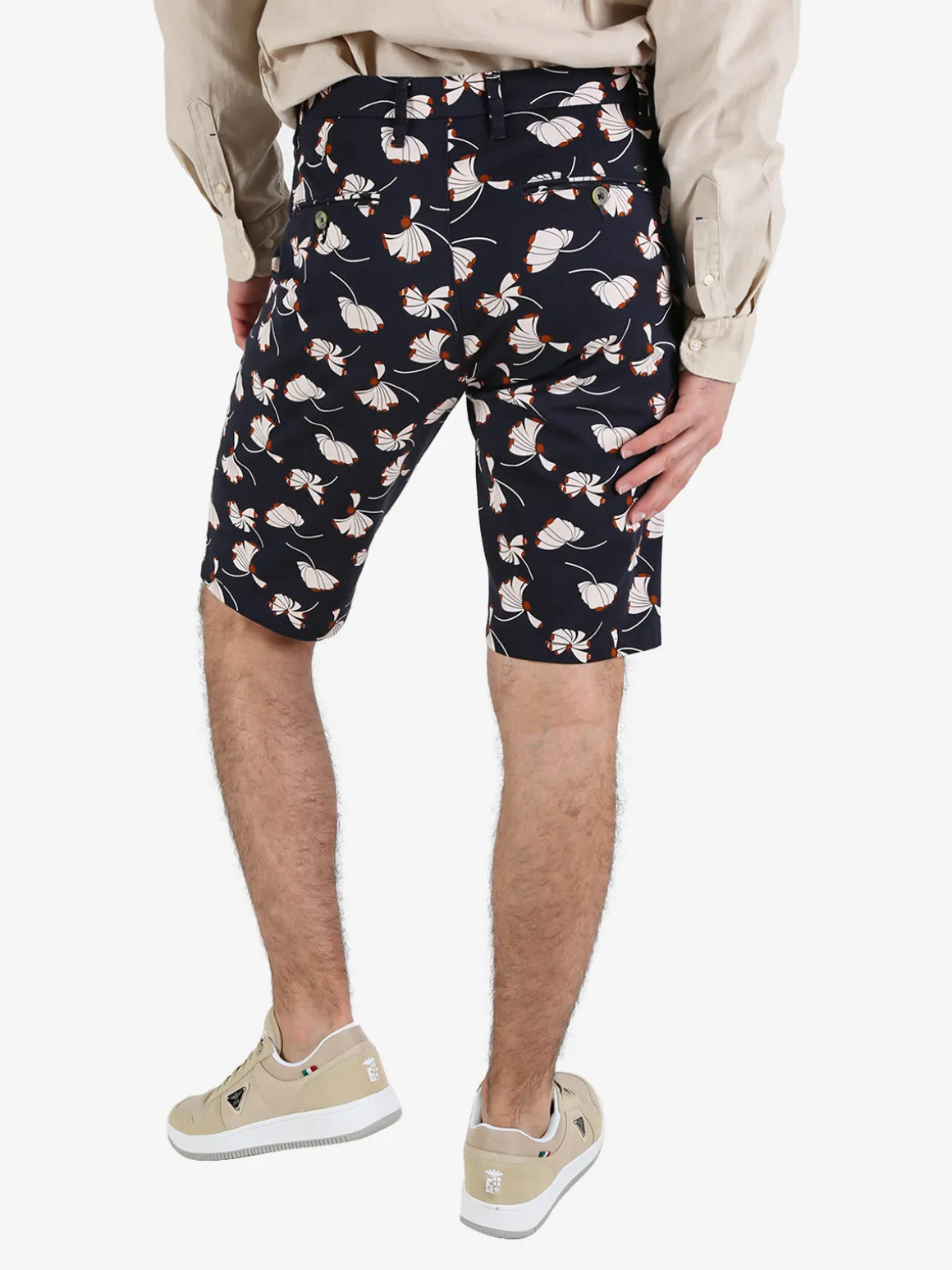 Guy Bermuda da uomo in cotone con stampe