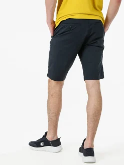 Guy Bermuda da uomo in misto cotone - blu scuro