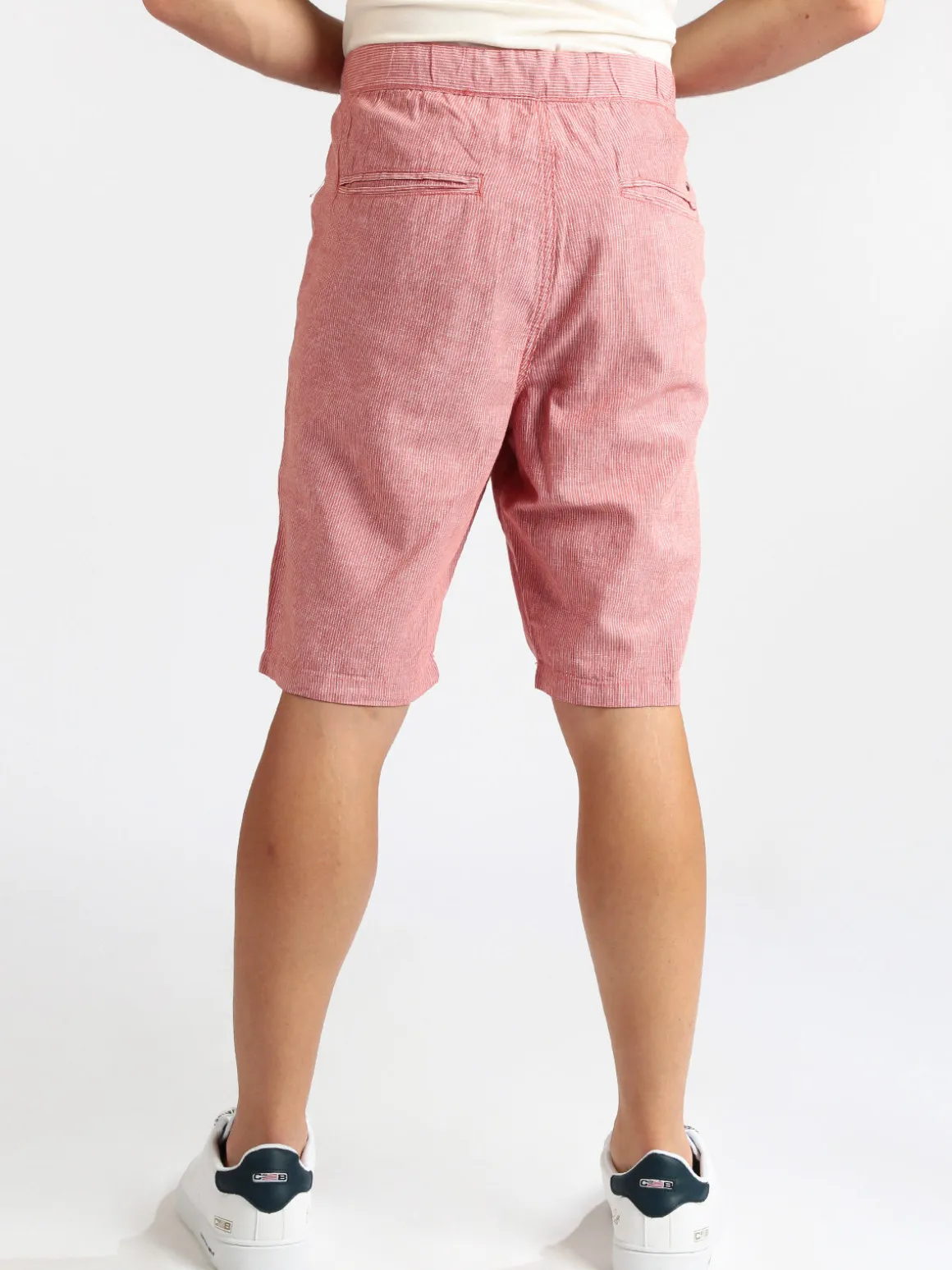 Guy Bermuda uomo in misto lino e cotone