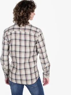 Guy Camicia a quadri da uomo in cotone