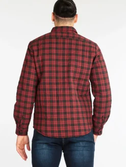 Guy Camicia da uomo imbottita a quadri