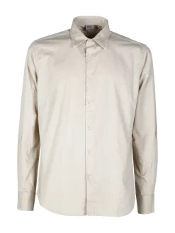 Guy Camicia da uomo in cotone a maniche lunghe