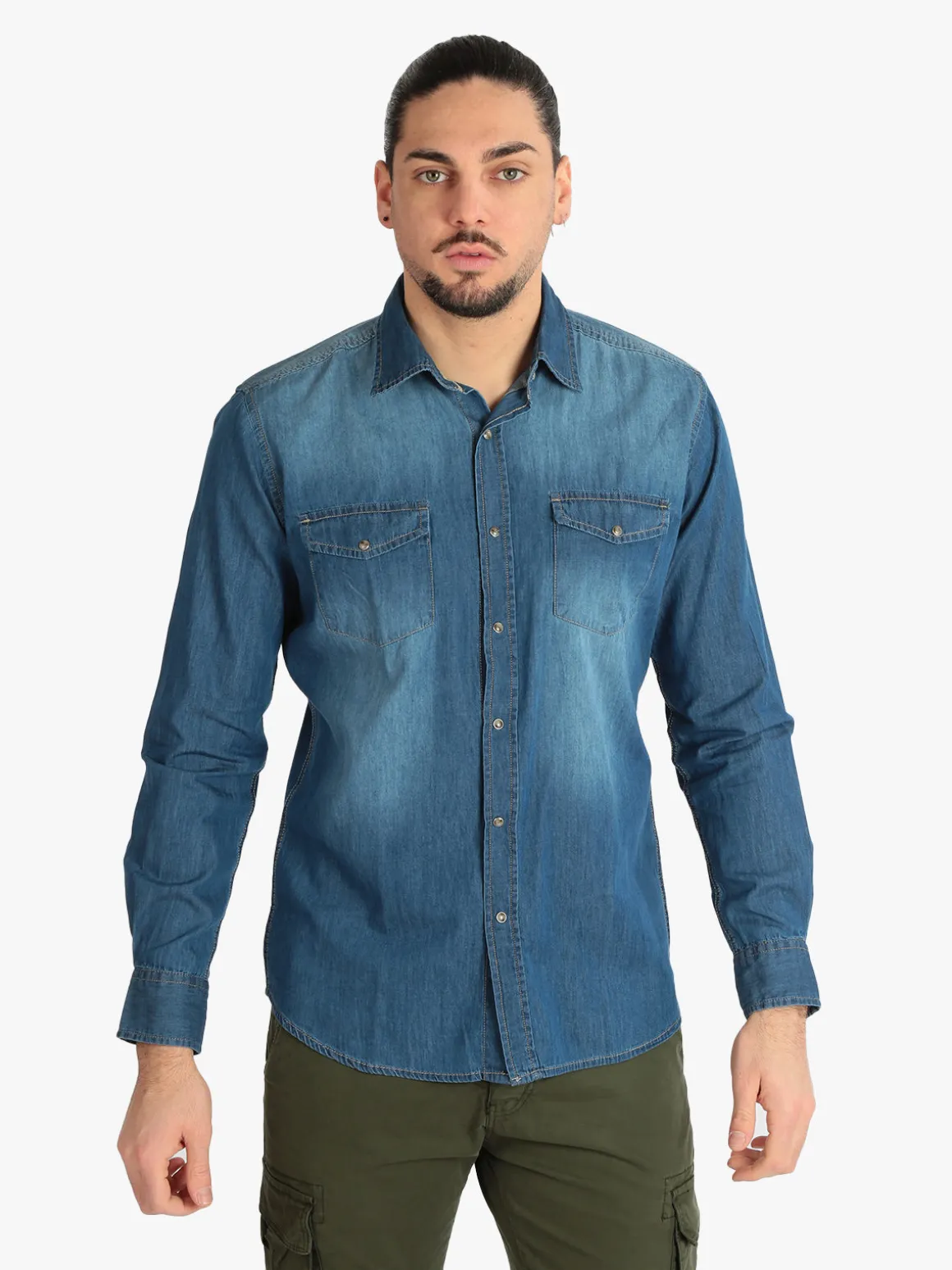 Guy Camicia di jeans da uomo