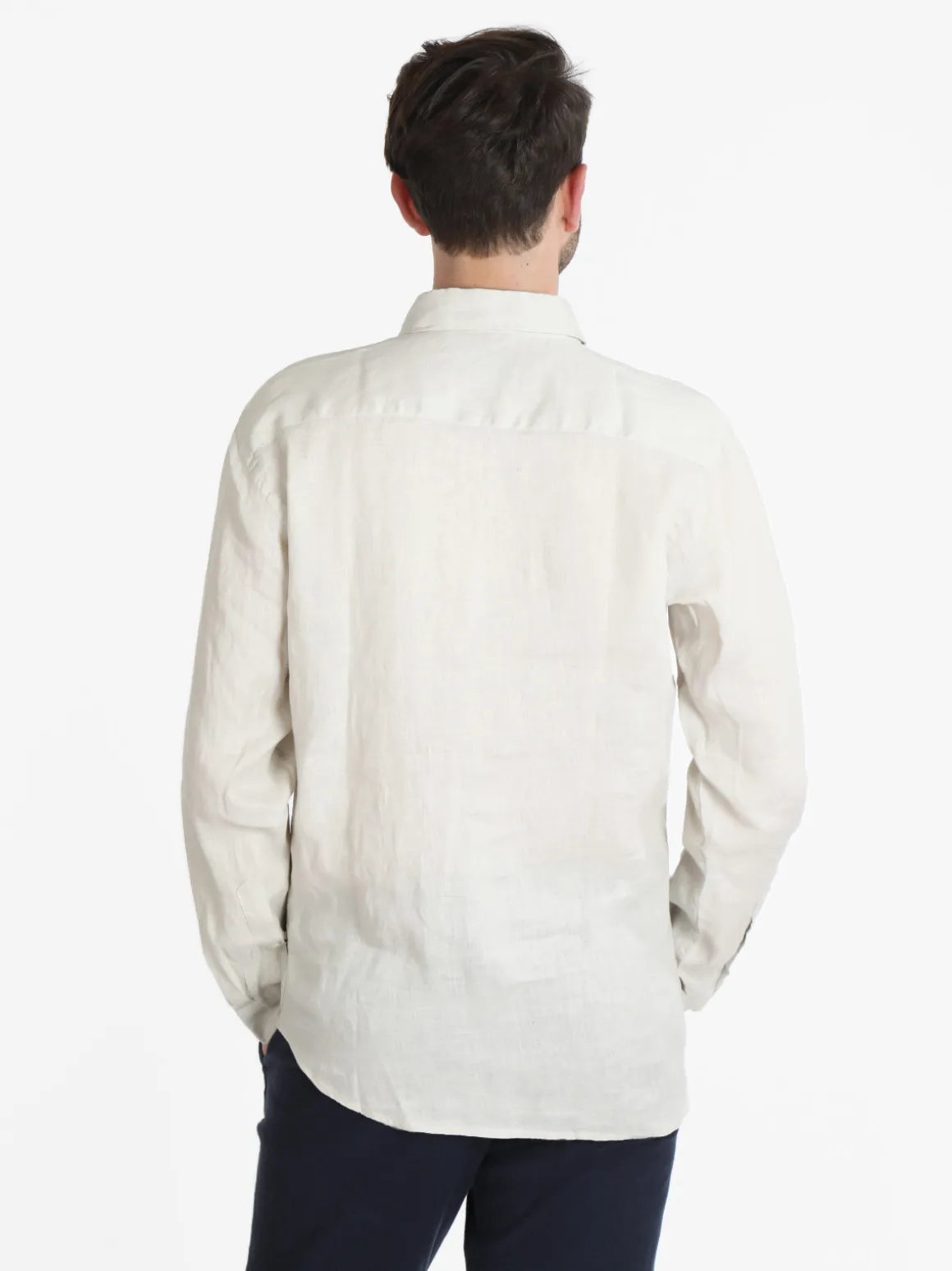 Guy Camicia uomo in lino a manica lunga
