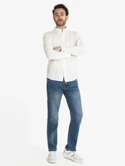 Guy Camicia uomo in lino a manica lunga