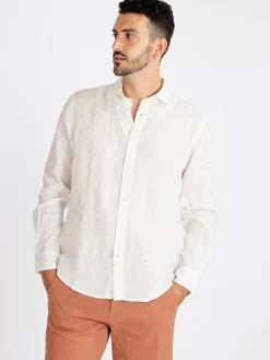 Guy Camicia uomo manica lunga in lino