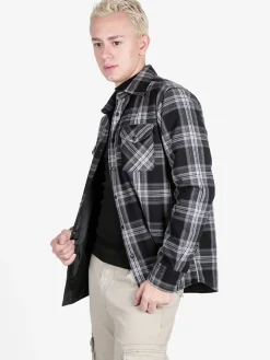 Guy Giacca camicia da uomo a quadri