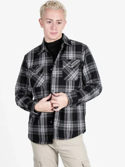 Guy Giacca camicia da uomo a quadri