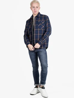 Guy Giacca camicia da uomo a quadri